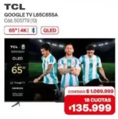 TCL - GOOGLE TV L65C655A