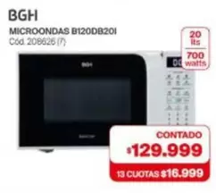 BGH - MICROONDAS B120DB201