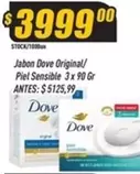 Dove - Jabon Original/ Piel Sensible