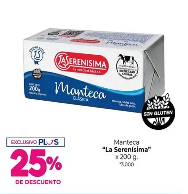 La Serenísima - Manteca