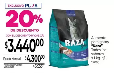 Raza - Alimento para gatos