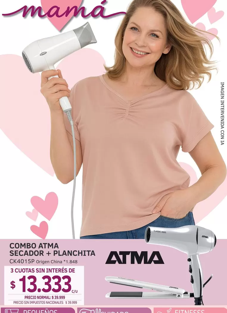 Atma - SECADOR + PLANCHITA CK4015P