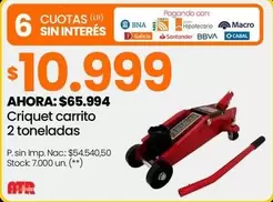 Criquet carrito