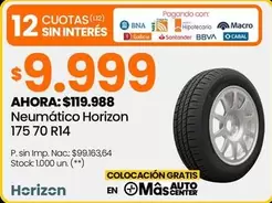Neumático Horizon