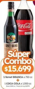 Coca cola - fernet BRANCA + COCA COLA