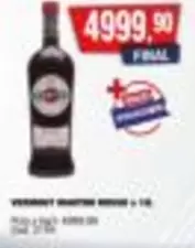 Martini - VERMOUTH MARTINI ROSSO 1 LTR