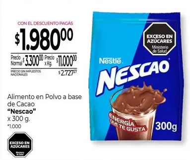 X$ - Nescao
