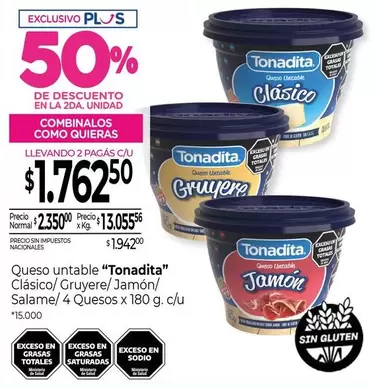 Tonadita - Queso untable