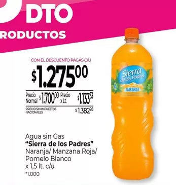 Sierra de los Padres - Agua sin Gas