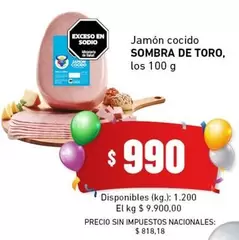 Sombra de Toro - Jamón cocido