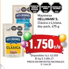 Hellmann's - Clásica o Liviana