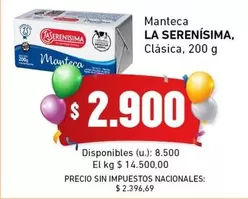La Serenísima - Manteca