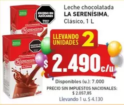 La Serenísima - Leche chocolatada