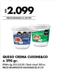 X$ - QUESO CREMA