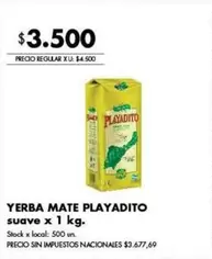 Playadito - YERBA MATE PLAYADITO
