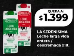 vida - Leche larga  entera / descremada