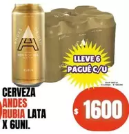 Andes - RUBIA LATA