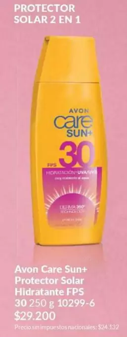 Avon - Protector Solar Hidratante FPS 30