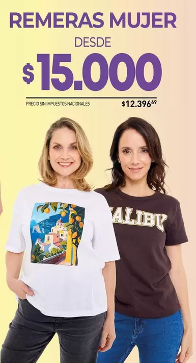 REMERAS MUJER