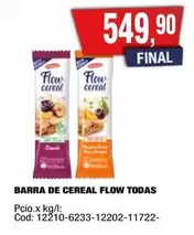 Flow - BARRA DE CEREAL FLOW TODAS