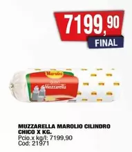 Marolio - MUZZARELLA CILINDRO CHICO X KG