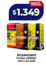 Rosamonte - Yerba x500gr