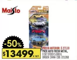 X$ - PACK AUTO FRESH METAL