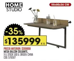 Origen - MESA BALCON COLGANTE