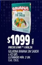 Ravana - GELATINA SIN SABOR