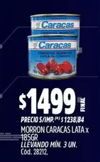 Caracas - MORRON LATA X 185GR