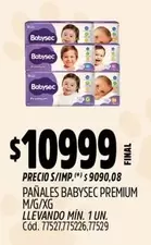 Babysec - PAÑALES PREMIUM M/G/XG