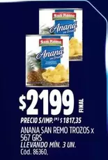 San Remo - ANANA TROZOS
