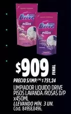Drive - PISOS LAVANDA/ROSAS D/P x450ML