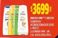 Dove - SHAMPOO/ACONDICIONADOR