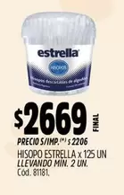 Estrella - HISOPOS
