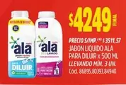 Ala - JABON LIQUIDO PARA DILUIR