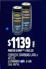 X$ - CERVEZA LATA