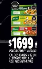 Knorr - CALDOS  x 12 UN