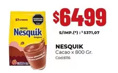 X$ - NESQUIK