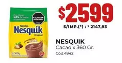 Origen - NESQUIK