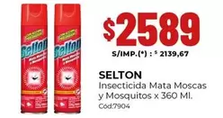 Selton - Insecticida Mata Moscas y Mosquitos x 360 MI