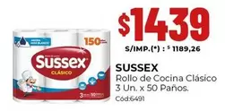 Sussex - Rollo de Cocina Clásico