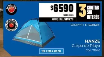 Origen - Carpa de Playa