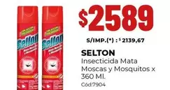 Selton - Insecticida Mata Moscas y Mosquitos x 360 MI. Cód:7904