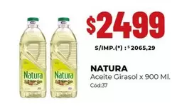 Natura - Aceite Girasol x 900 MI.