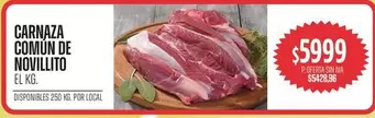 CARNAZA COMUN DE NOVILLITO
