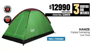 Okey - Carpa Camping
