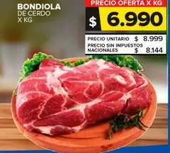 Bondiola De Cerdo