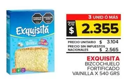 Exquisita - Bizcochuelo Fortificado