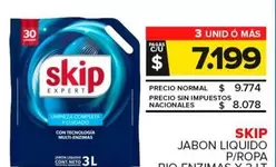 Skip - Jabon Liquido P/Ropa Bio Enzimas